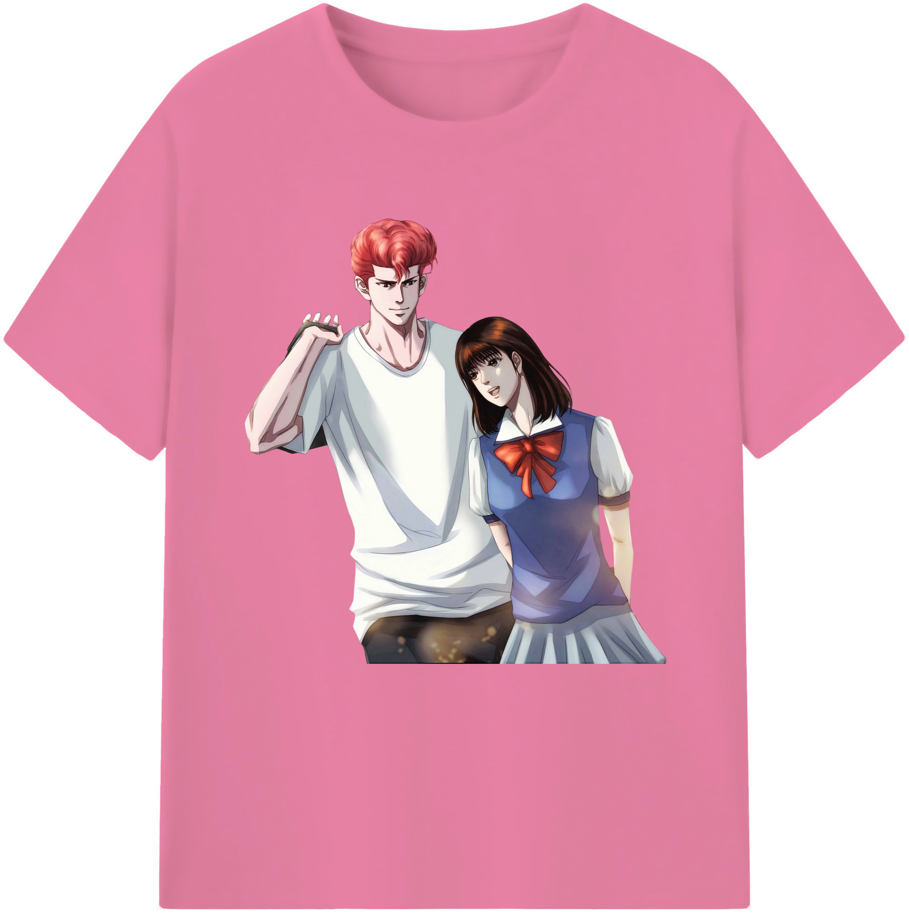 SLAM DUNK／スラムダンク 綿100％半袖Tシャツ（フロントプリント）